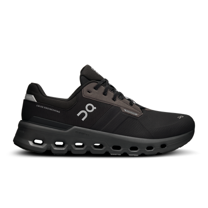 On Running Men's Cloudrunner 2 Waterproof Shoes - Magnet / Black
