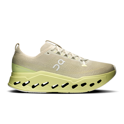 On Running Men's Cloudsurfer Max Shoes - Pelican / Limelight