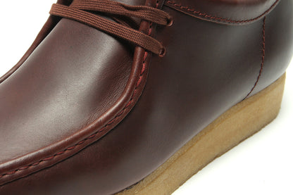 Wallabee Deep Red Leather