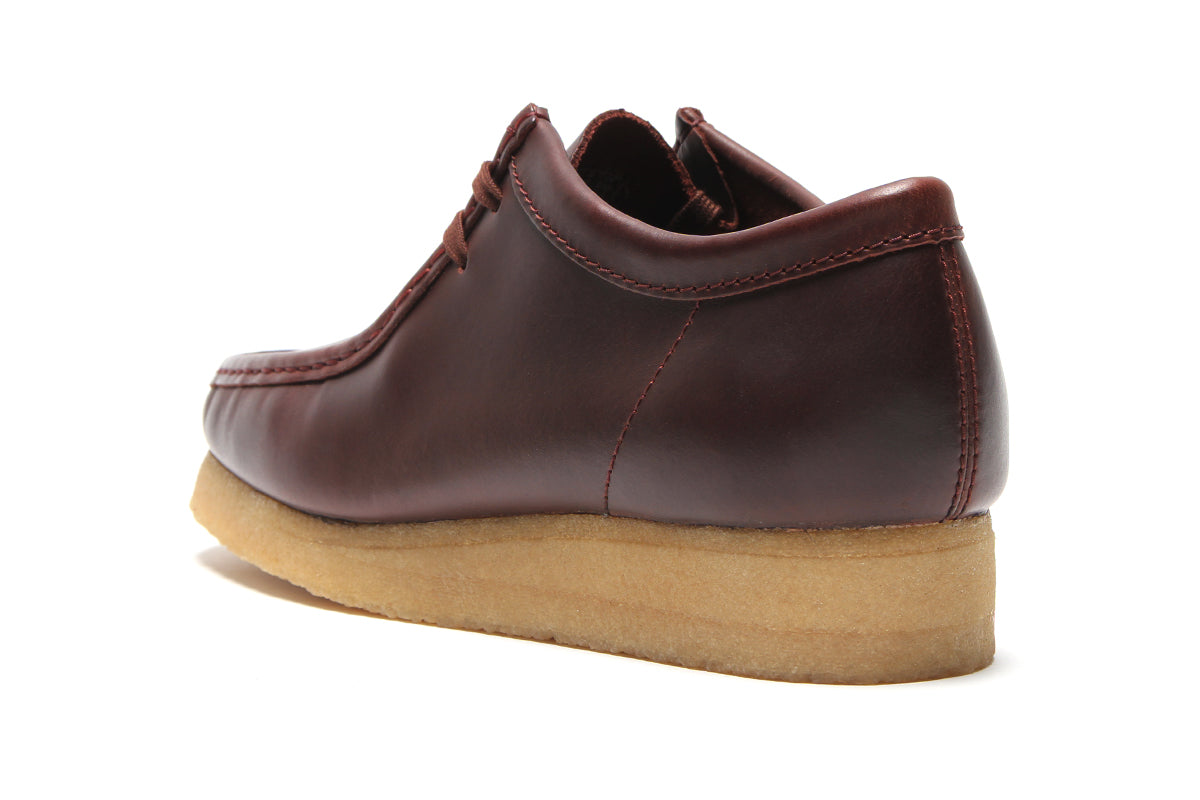 Wallabee Deep Red Leather