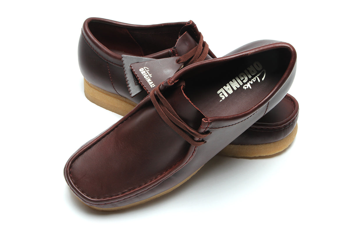 Wallabee Deep Red Leather