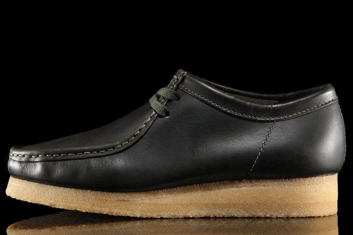 Wallabee Forest Green Leather