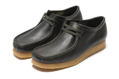 Wallabee Forest Green Leather