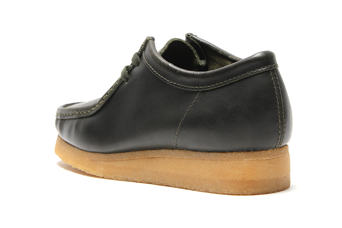 Wallabee Forest Green Leather