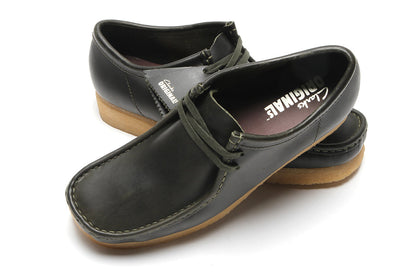 Wallabee Forest Green Leather