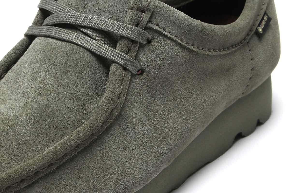 Women's Wallabee GTX Khaki/Green Suede