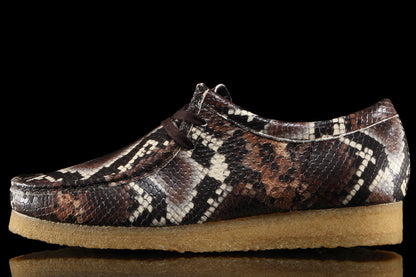 Wallabee Brown Snake Print