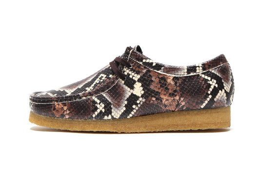 Wallabee Brown Snake Print