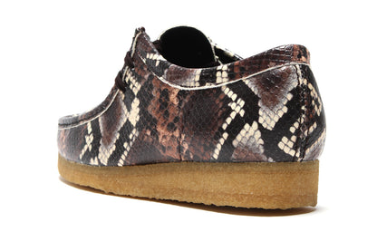 Wallabee Brown Snake Print