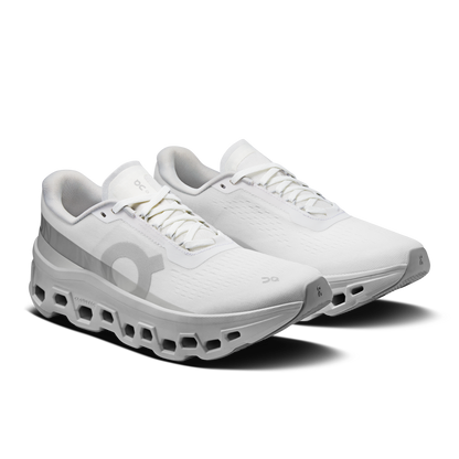 On Running Women's Cloudmonster 1 Shoes - White / White