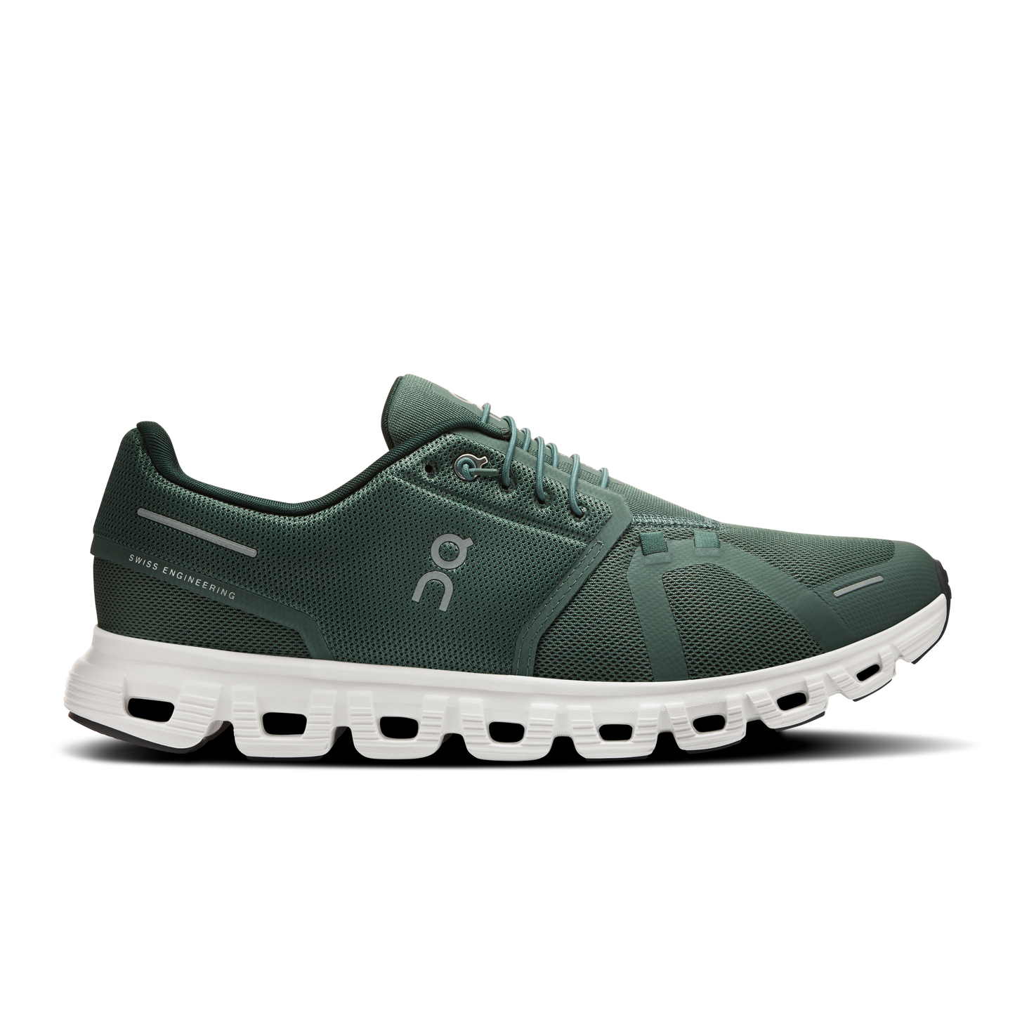 On Running Men's Cloud 6 Shoes - Olive / Evergreen