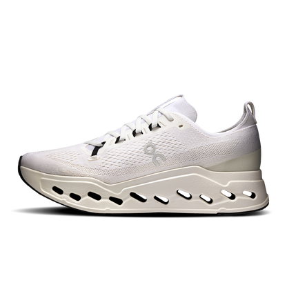 On Running Men's Cloudsurfer Max Shoes - White / White