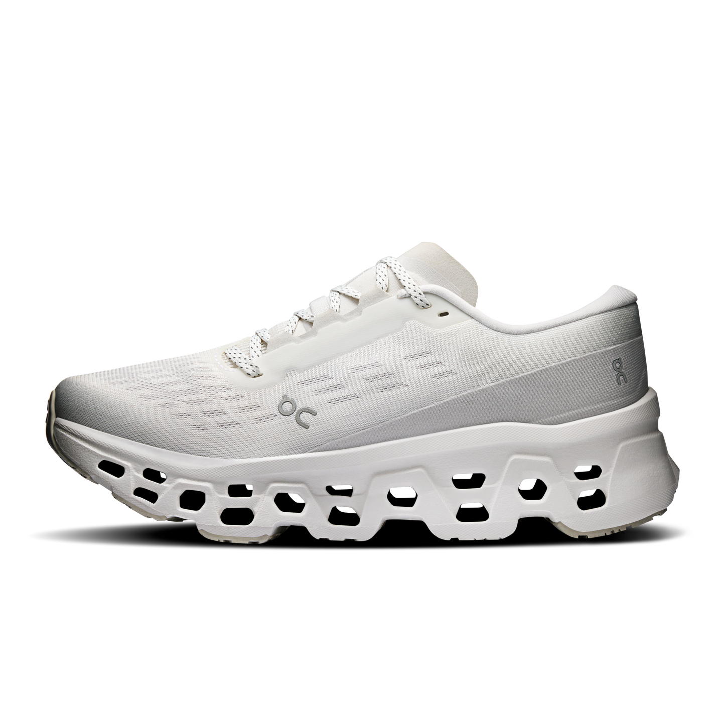 On Running Women's Cloudmonster 3 Shoes - White / Wolf