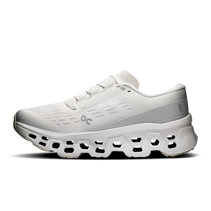 On Running Women's Cloudmonster 3 Shoes - White / Wolf