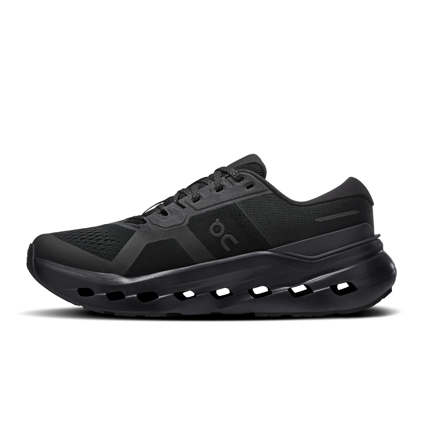 On Running Women's Cloudrunner 3 Wide Shoes - Black / Black