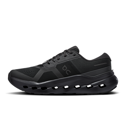 On Running Women's Cloudrunner 3 Wide Shoes - Black / Black