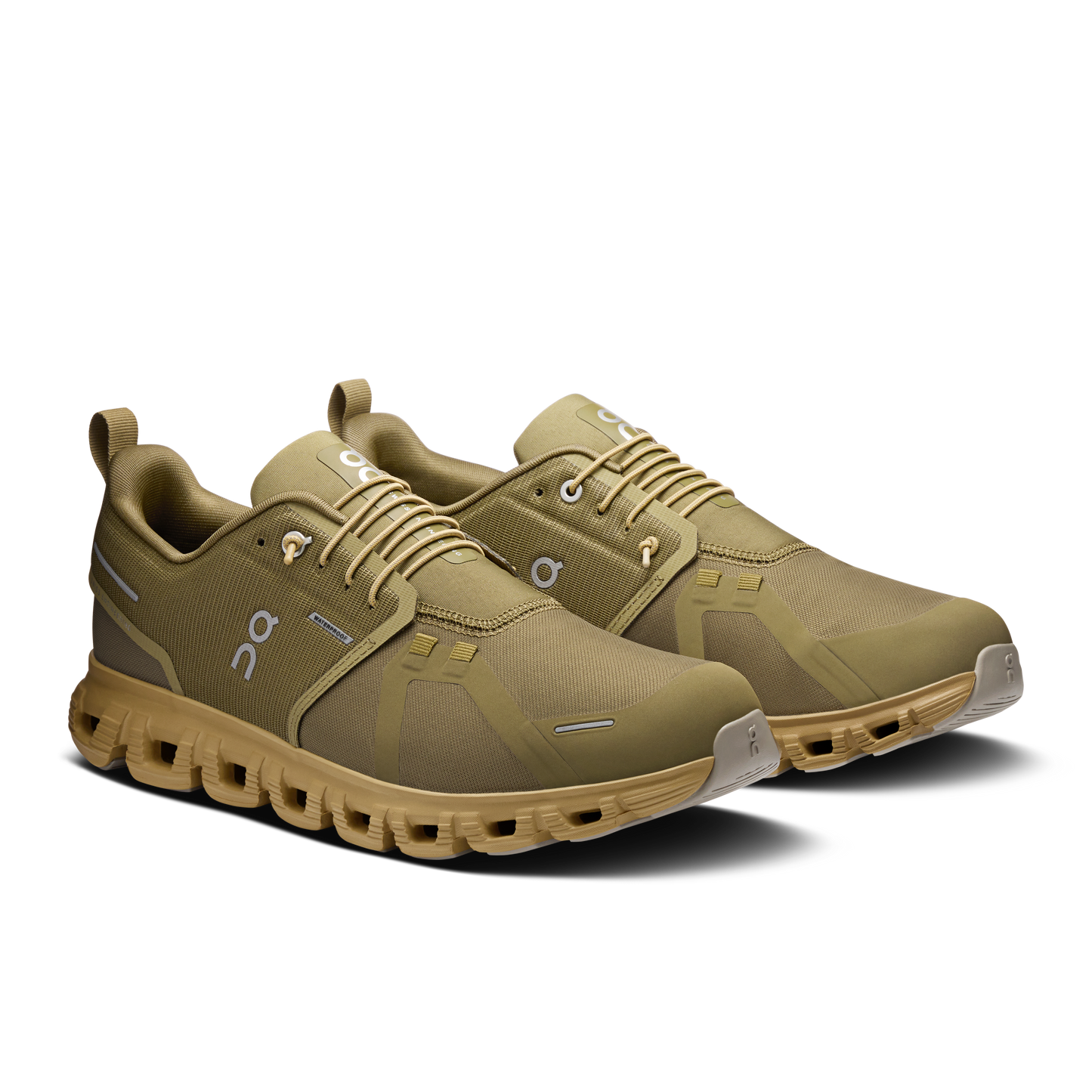 On Running Men's Men's Cloud 6 Waterproof Shoes - Olive / Safari