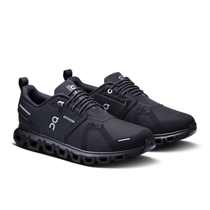On Running Women's Cloud 6 Waterproof Shoes - Black / Black