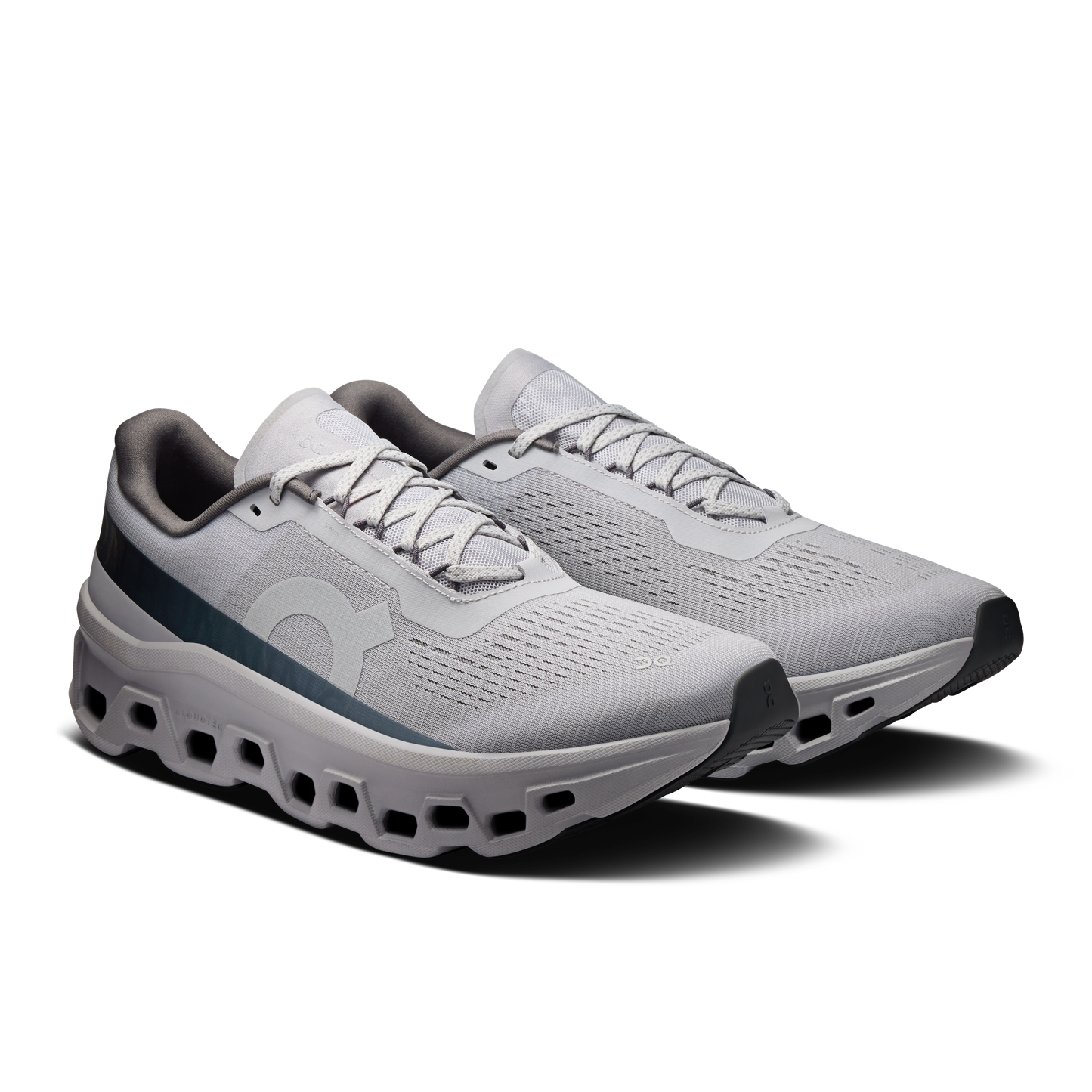 On Running Men's Cloudmonster 1 Shoes - Glacier / Alloy