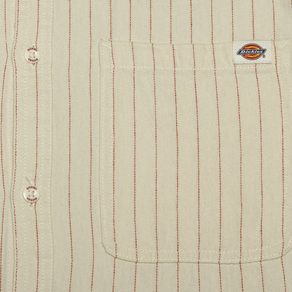 Hickory Stripe Button-Up Shirt
