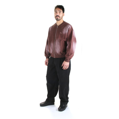 Faded Fleece Bomber