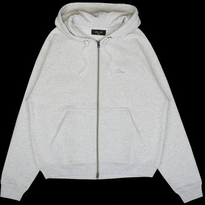 Cursive Small Logo Zip Hoodie