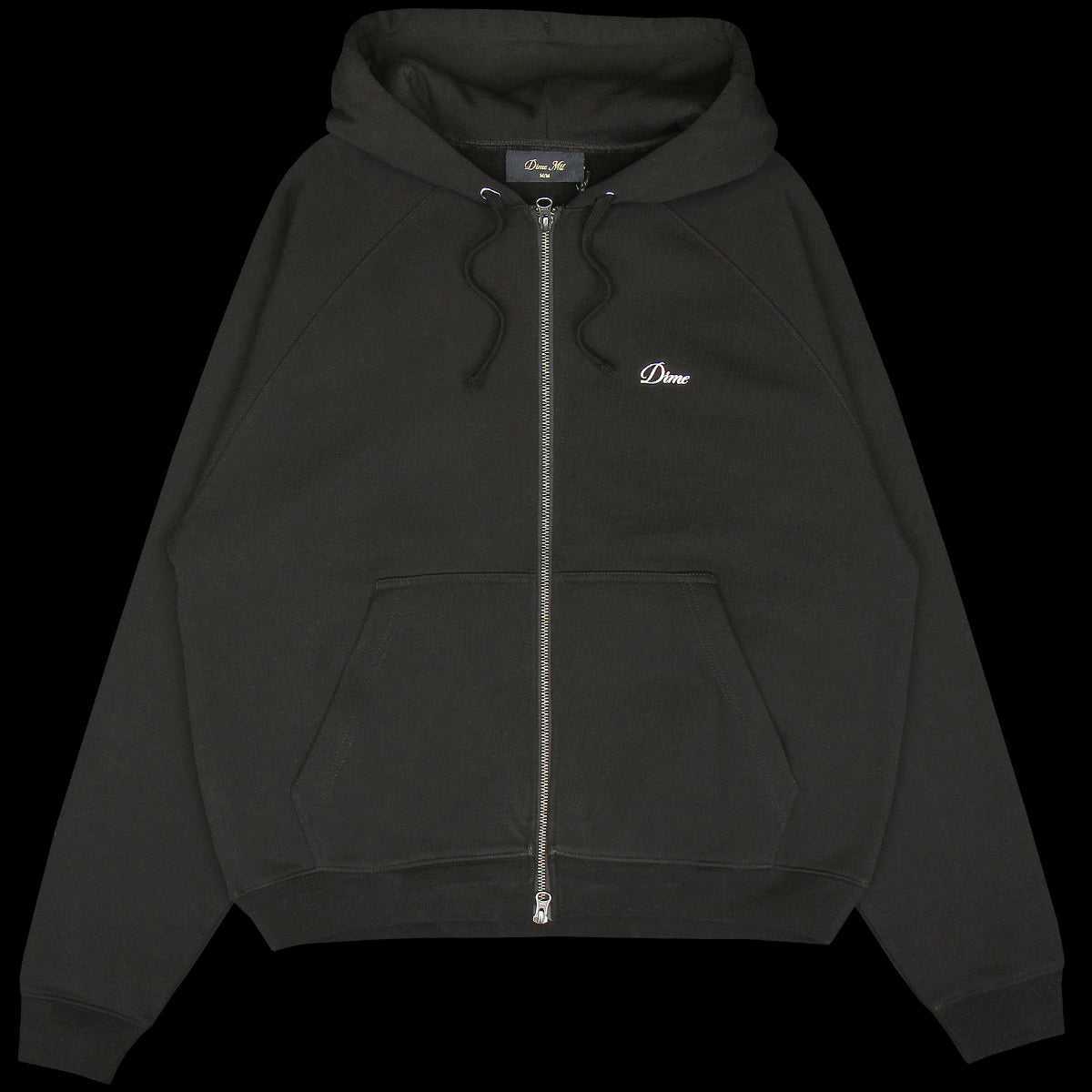 Cursive Small Logo Zip Hoodie