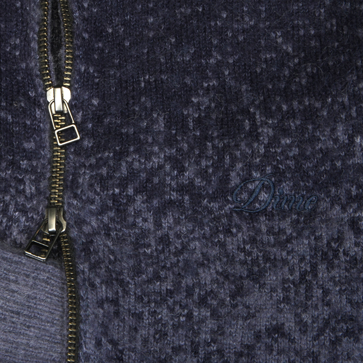 Mohair Double Zip Knit