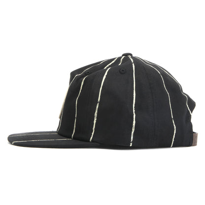 Pinstriped Worker Cap