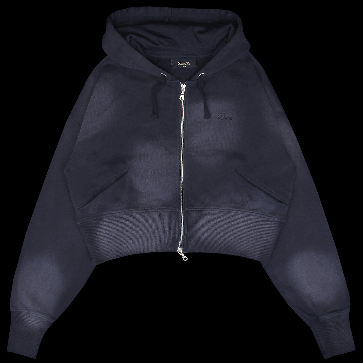 Women's Cropped Zip Hoodie