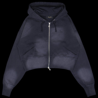 Women's Cropped Zip Hoodie