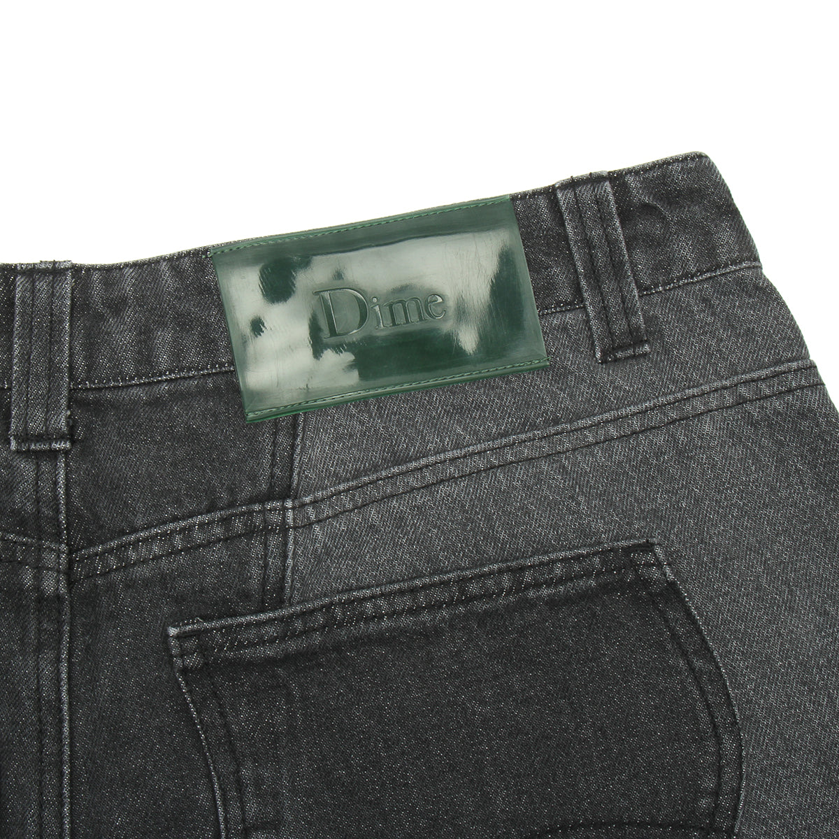 Blocked Relaxed Denim Pants