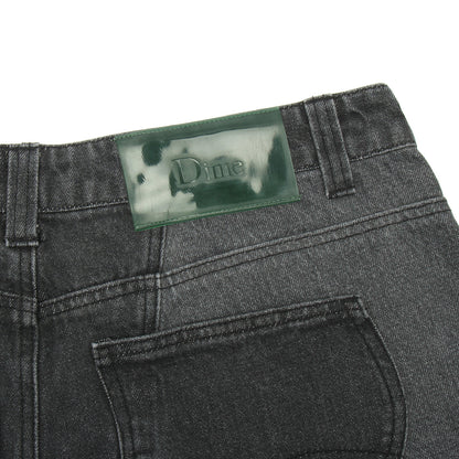 Blocked Relaxed Denim Pants