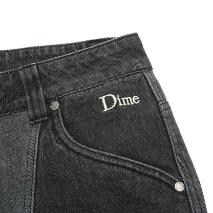 Blocked Relaxed Denim Pants