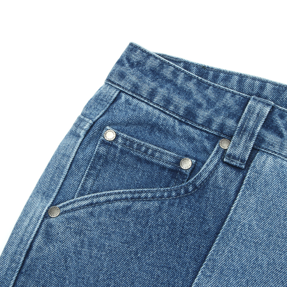 Blocked Relaxed Denim Pant