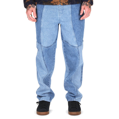 Blocked Relaxed Denim Pant