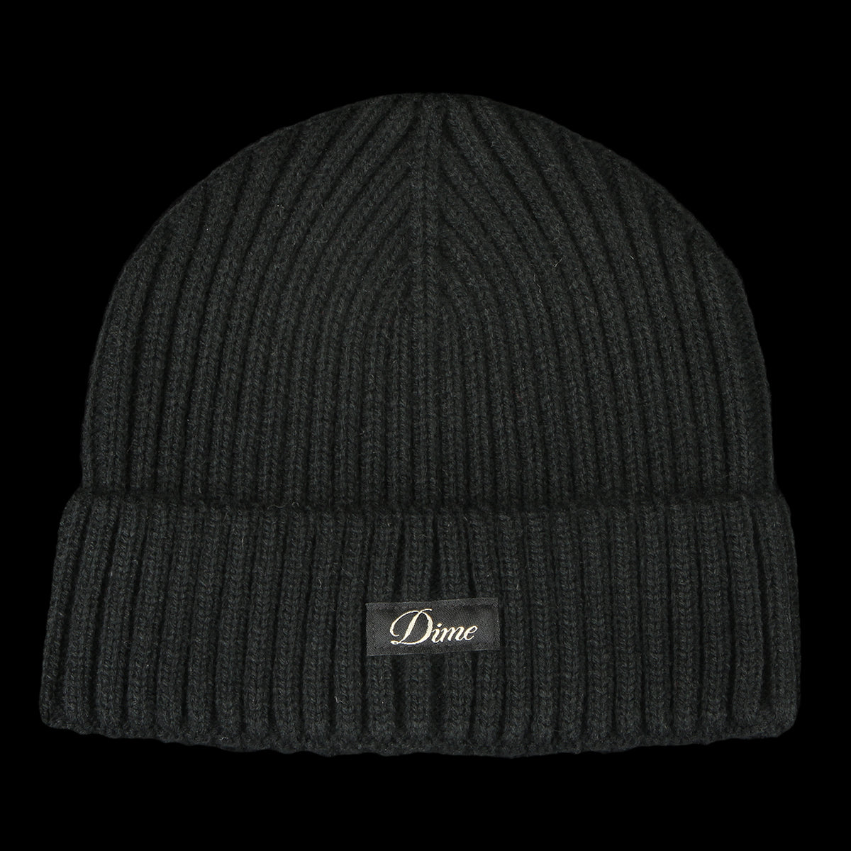 Cursive Rib Beanie