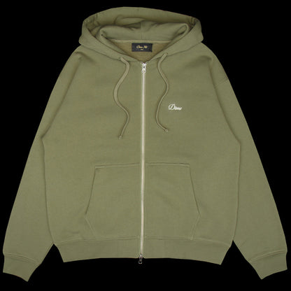 Cursive Zip Hoodie