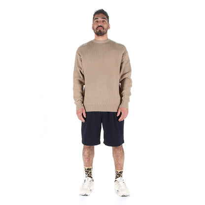 Pleated Twill Shorts