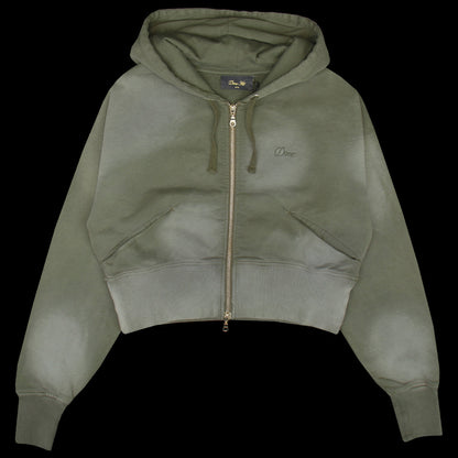 Women's Cropped Zip Hoodie