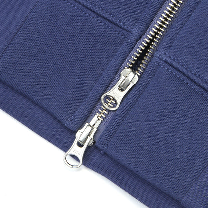 Cursive Zip Hoodie