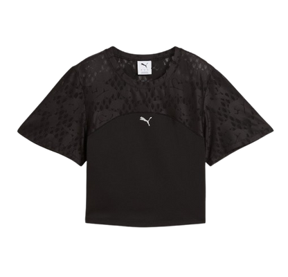 Puma Women's Lace Crop Top - Puma Black