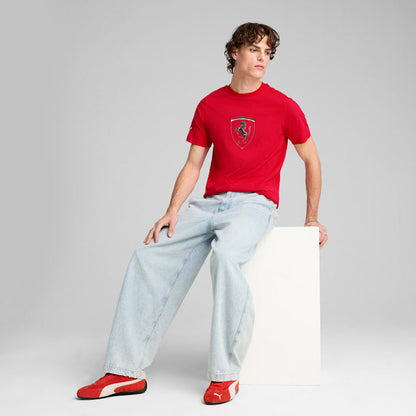 Puma Men's Scuderia Ferrari Race Tonal Big Shield Apparel - Rosso Corsa