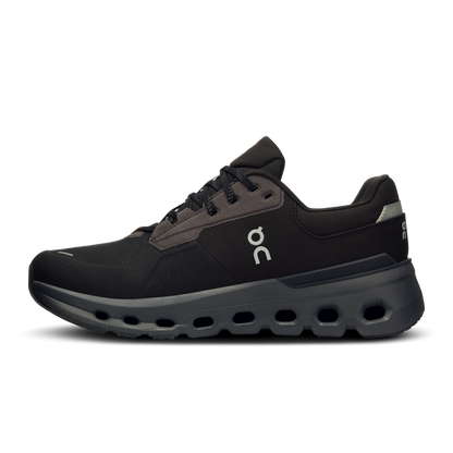 On Running Women's Cloudrunner 2 Waterproof Shoes - Magnet / Black