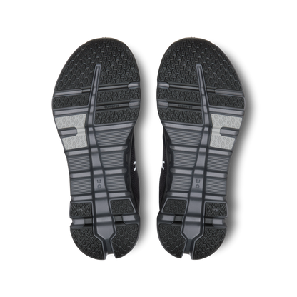 On Running Women's Cloudrunner 2 Waterproof Shoes - Magnet / Black