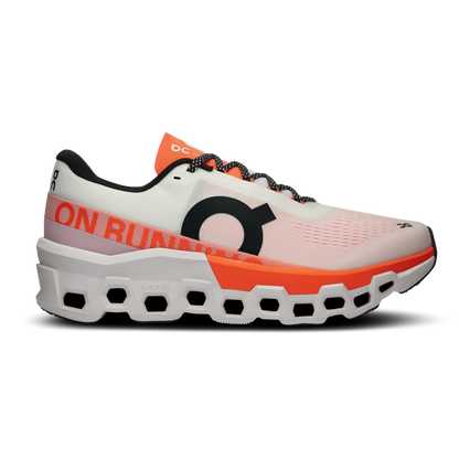 On Running Men's Cloudmonster 2 Shoes - Undyed / Flame