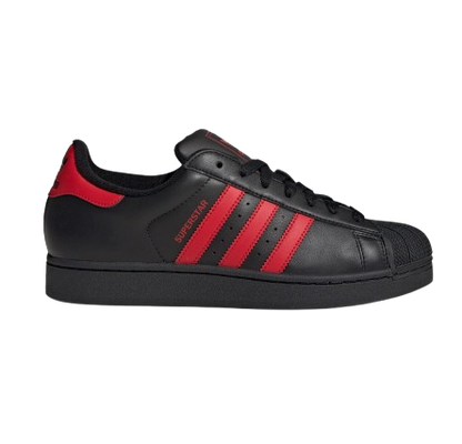 Adidas Men's Superstar Ii Shoes - Black / Better Scarlet