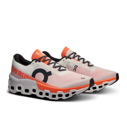 On Running Men's Cloudmonster 2 Shoes - Undyed / Flame