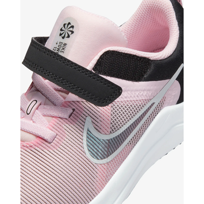 Nike Kids' Downshifter 12 Shoes - Pink Foam / Black / Flat Pewter