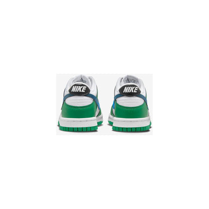 Nike Kids' Dunk Low Shoes - Malachite / White / Photo Blue